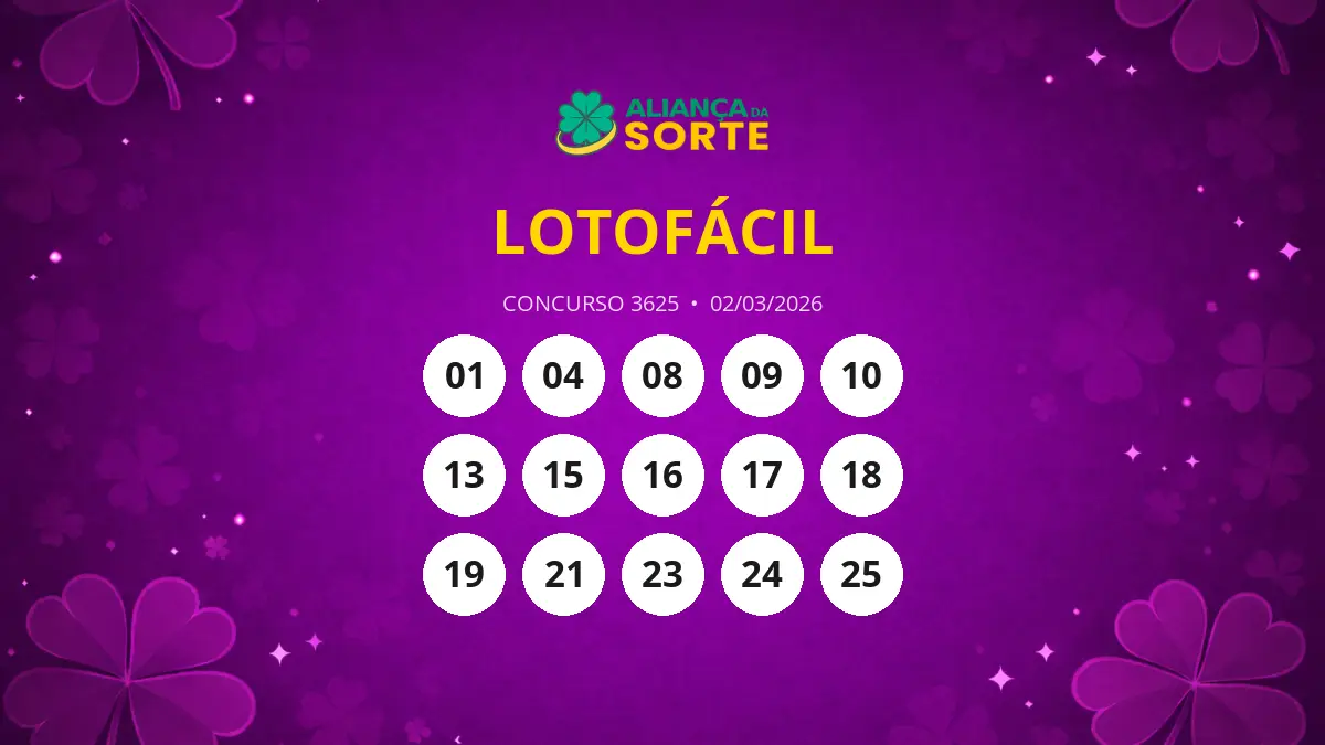 Lotofácil 3625 acumula em São Paulo com estimativa de prêmio de R$ 5,5 milhões
