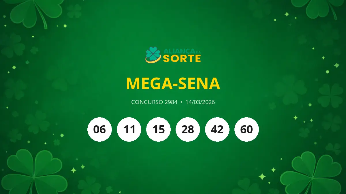 Mega-Sena 2984 acumula para R$ 105 milhões em São Paulo