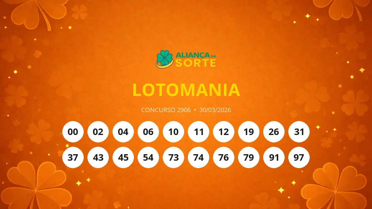 Lotomania 2906: Prêmio acumula e próximo concurso pode chegar a R$ 11 milhões!