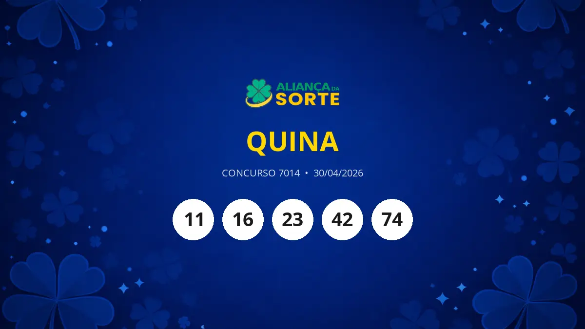 Quina 7014: Grande Sorteio Premia Apostador com R$ 4,5 Milhões!