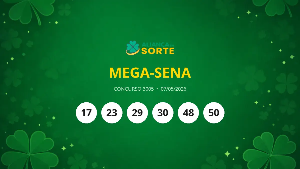 Mega-Sena 3005: Prêmio Acumula e Pode Chegar a R$ 45 Milhões!