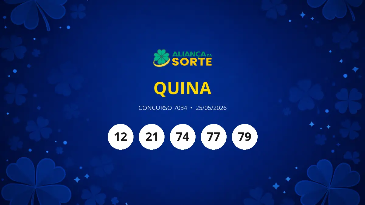Quina 7034: Acumulou e Próximo Prêmio pode Chegar a R$ 8 Milhões!