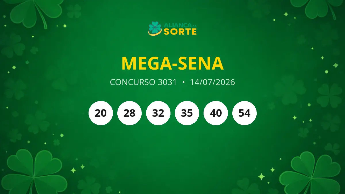 Mega-Sena Concurso 3031: Resultados e Acumulação