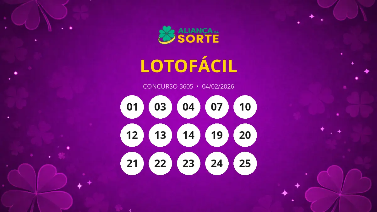 Lotofácil 3605 acumula e próximo prêmio é estimado em R$ 5 milhões